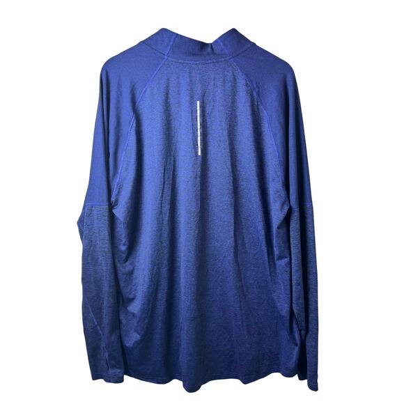Nike Element Running Pullover Mens XXL Dri-Fit Blue Reflective Long Sleeve - Picture 3 of 14
